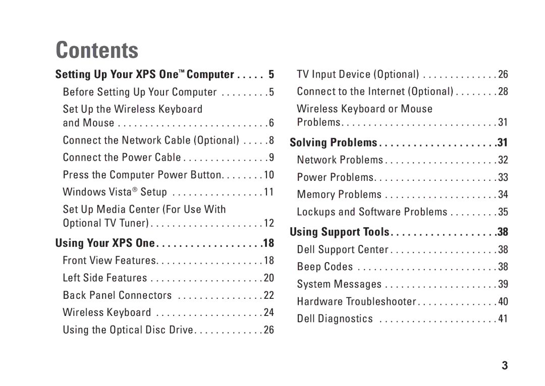 Dell A2420, HW049, MTG24 setup guide Contents 