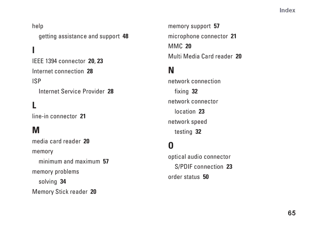 Dell MTG24, HW049, A2420 setup guide Isp 