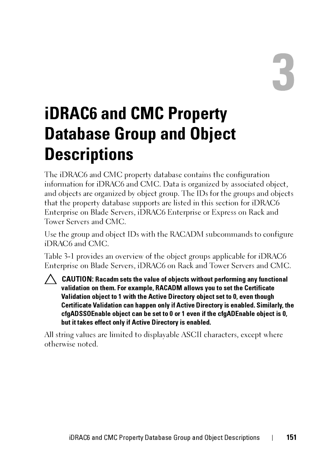 Dell IDRAC6 3.5, IDRAC6 1.95, CMC 3.2 manual 151 