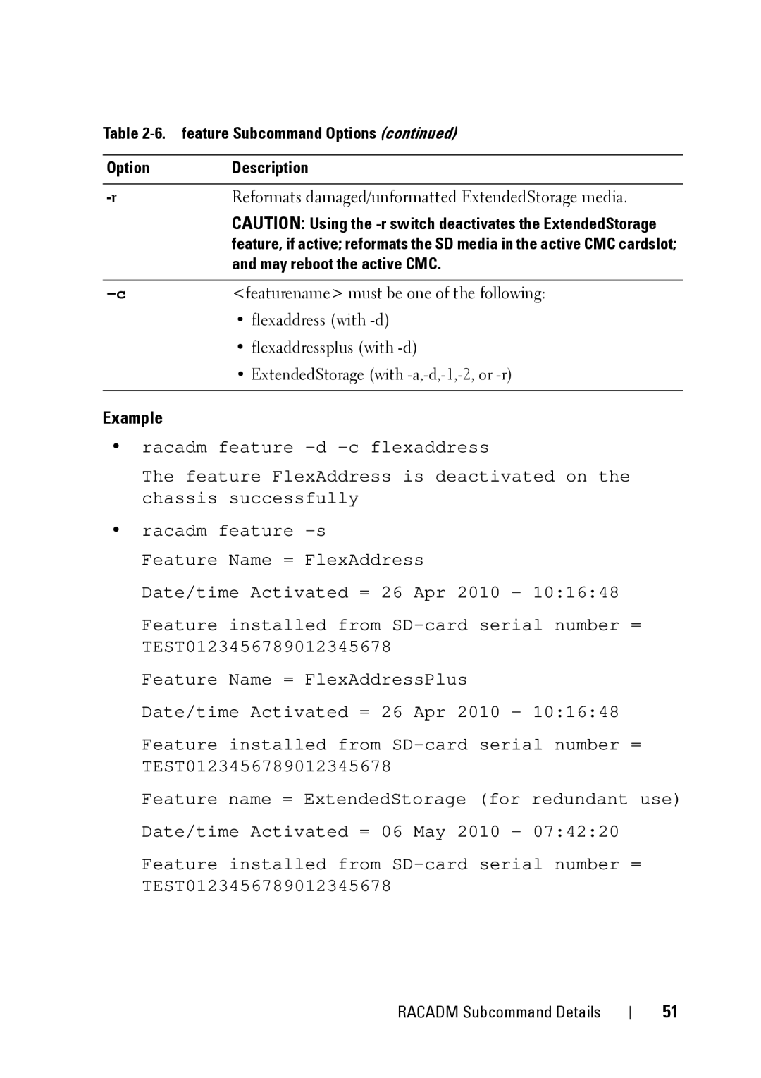 Dell IDRAC6 1.95, IDRAC6 3.5, CMC 3.2 manual May reboot the active CMC 