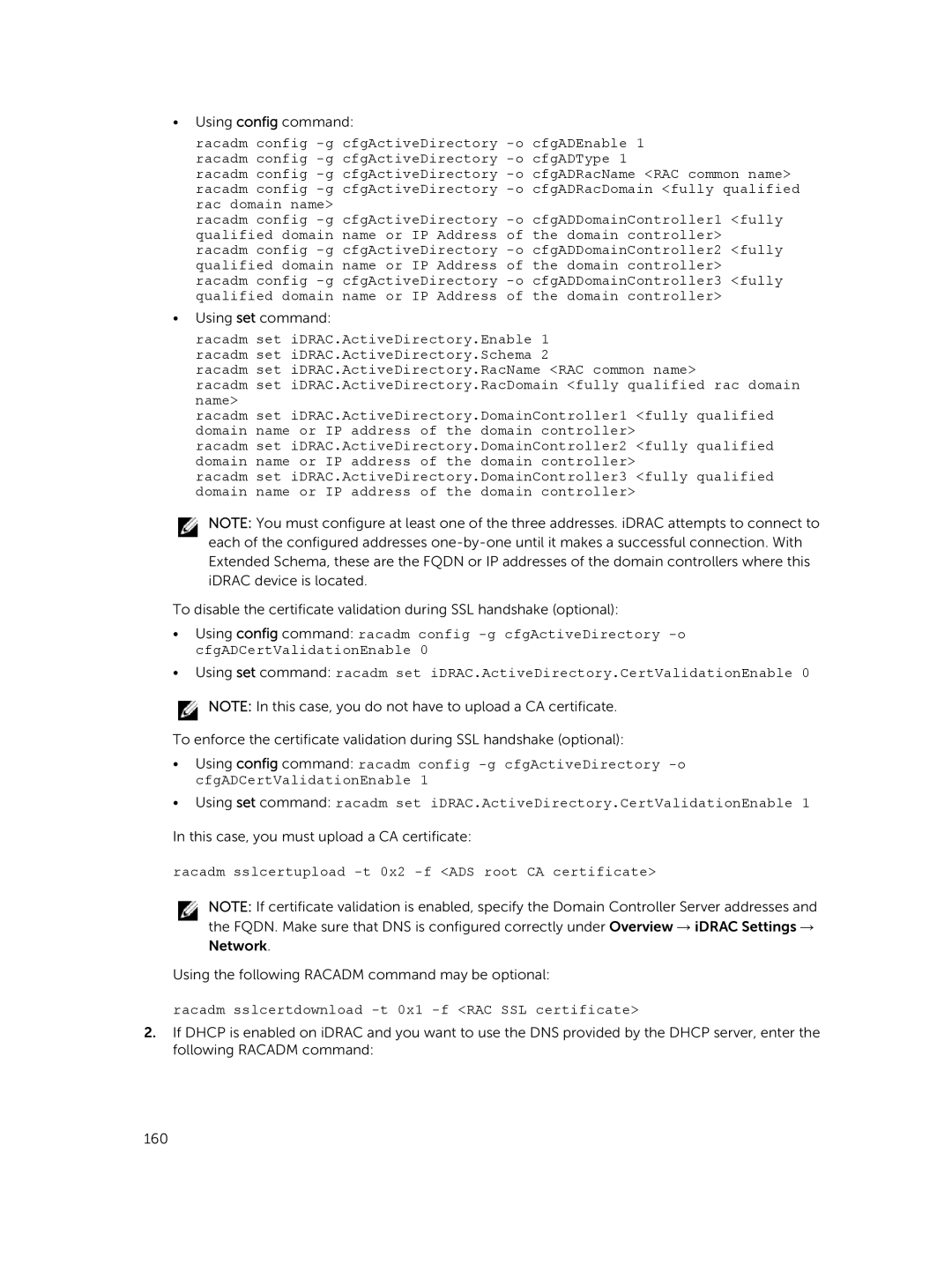 Dell iDRAC8 manual This case, you must upload a CA certificate 