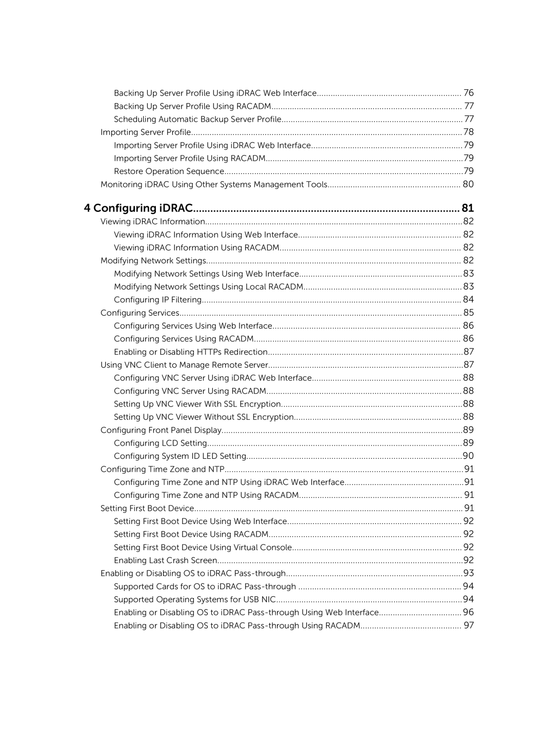 Dell iDRAC8 manual Configuring iDRAC 