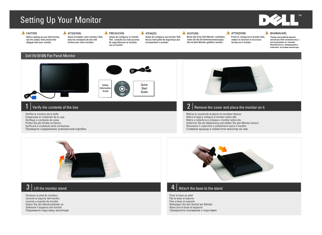 Dell IN1910N manual 