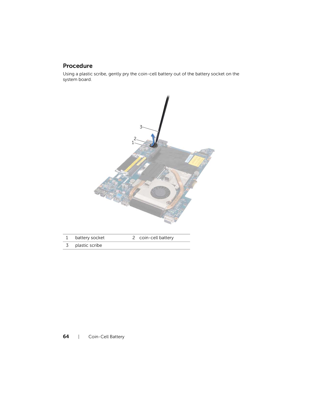 Dell Inspiron 15R manual Procedure 