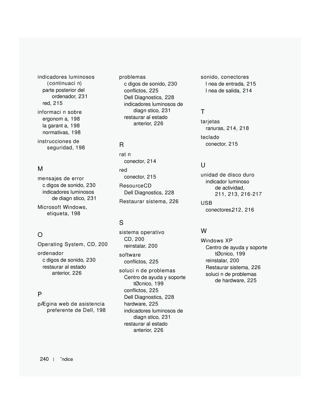 Dell JD967 manual 240 