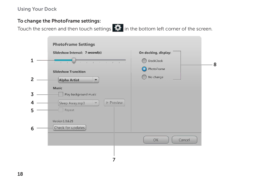 Dell K08A001 manual Using Your Dock 