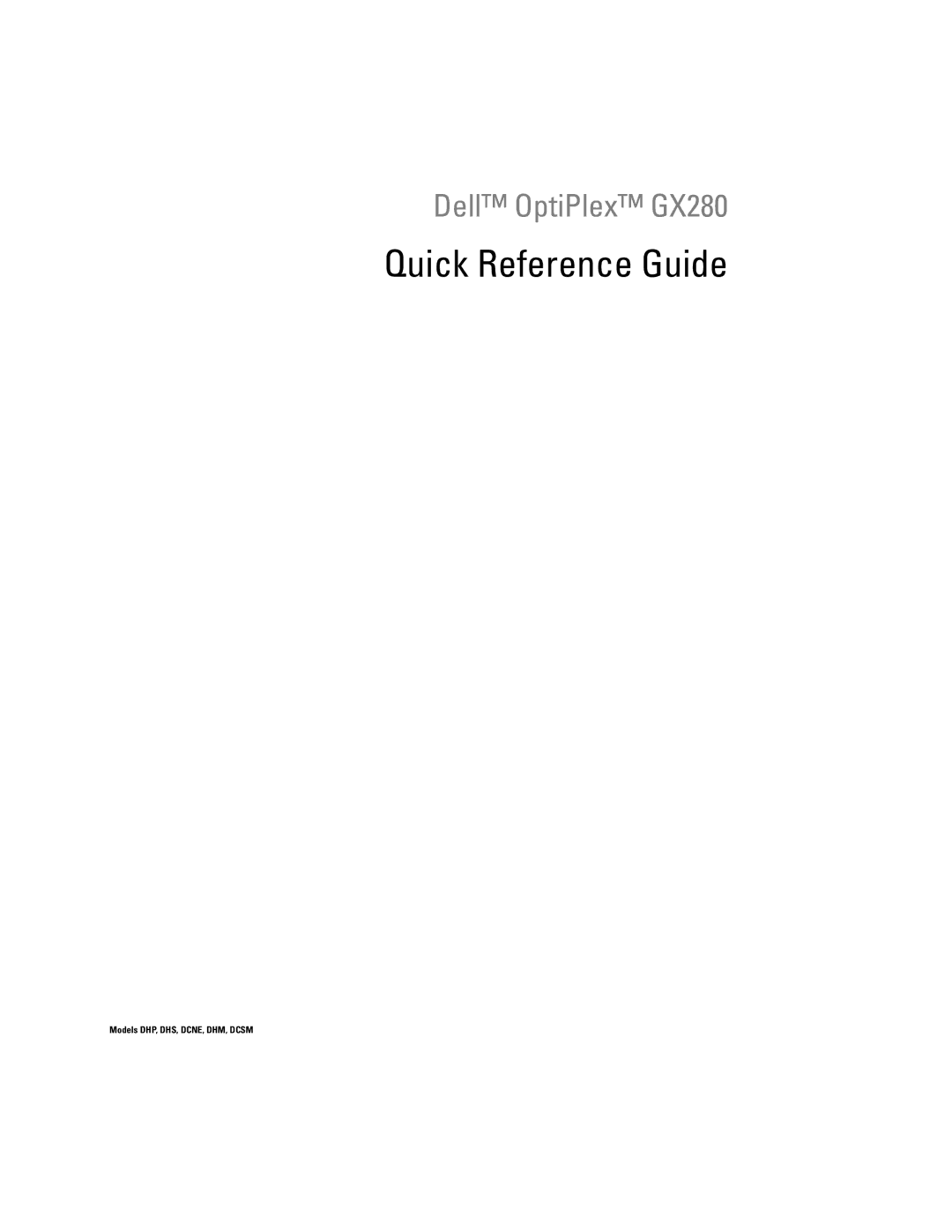 Dell K7822 manual Quick Reference Guide 