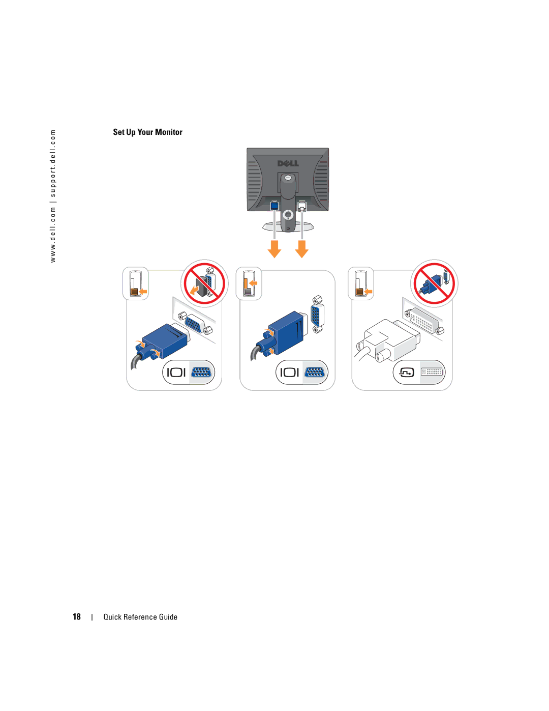 Dell K7822 manual Set Up Your Monitor 