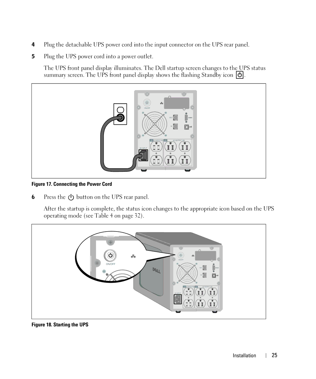 Dell J715N, K789N, K788N, K806N, 500W, H914N, H900N, H965N, J716N manual Connecting the Power Cord 