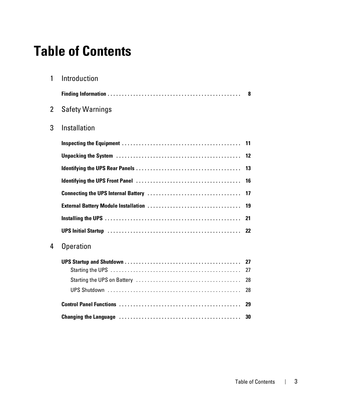 Dell 500W, K789N, K788N, K806N, H914N, H900N, H965N, J715N, J716N manual Table of Contents 