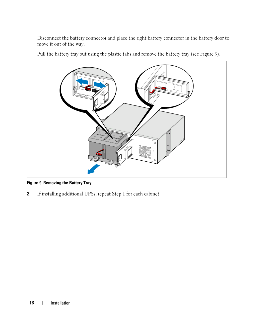 Dell H950N, K803N, J728N, H967N manual If installing additional UPSs, repeat for each cabinet 