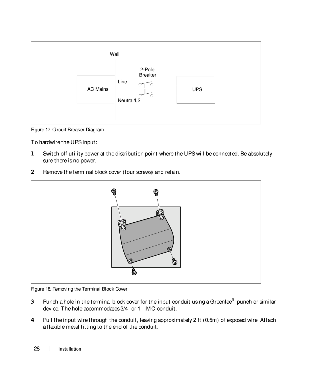 Dell 5600W, K812N, 5600R OL HV-US manual Circuit Breaker Diagram 