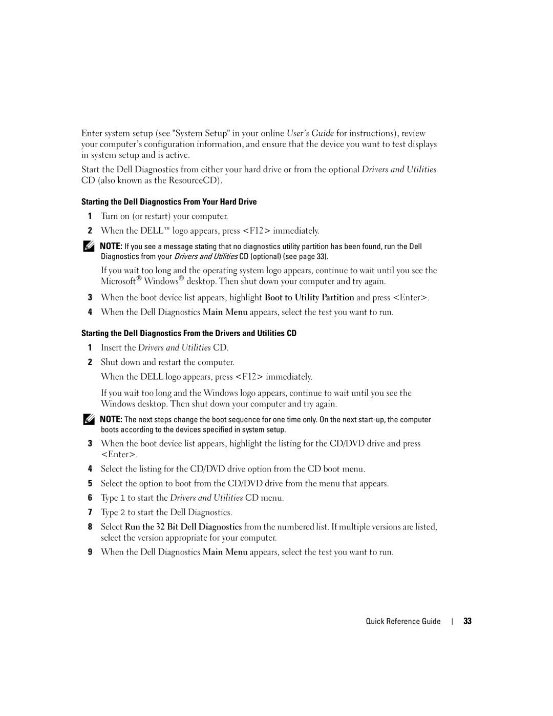 Dell K8504 manual Insert the Drivers and Utilities CD 