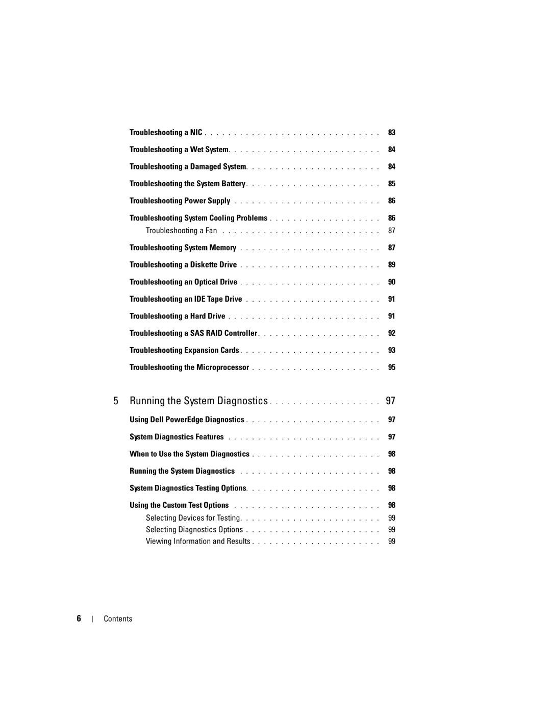 Dell KH934 owner manual Troubleshooting System Cooling Problems 