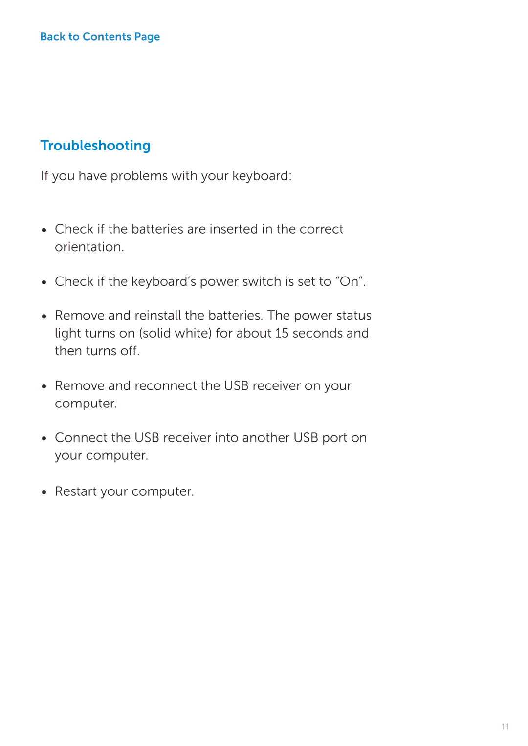 Dell KM714 owner manual Troubleshooting 