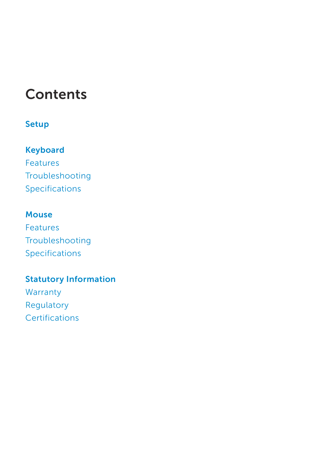 Dell KM714 owner manual Contents 