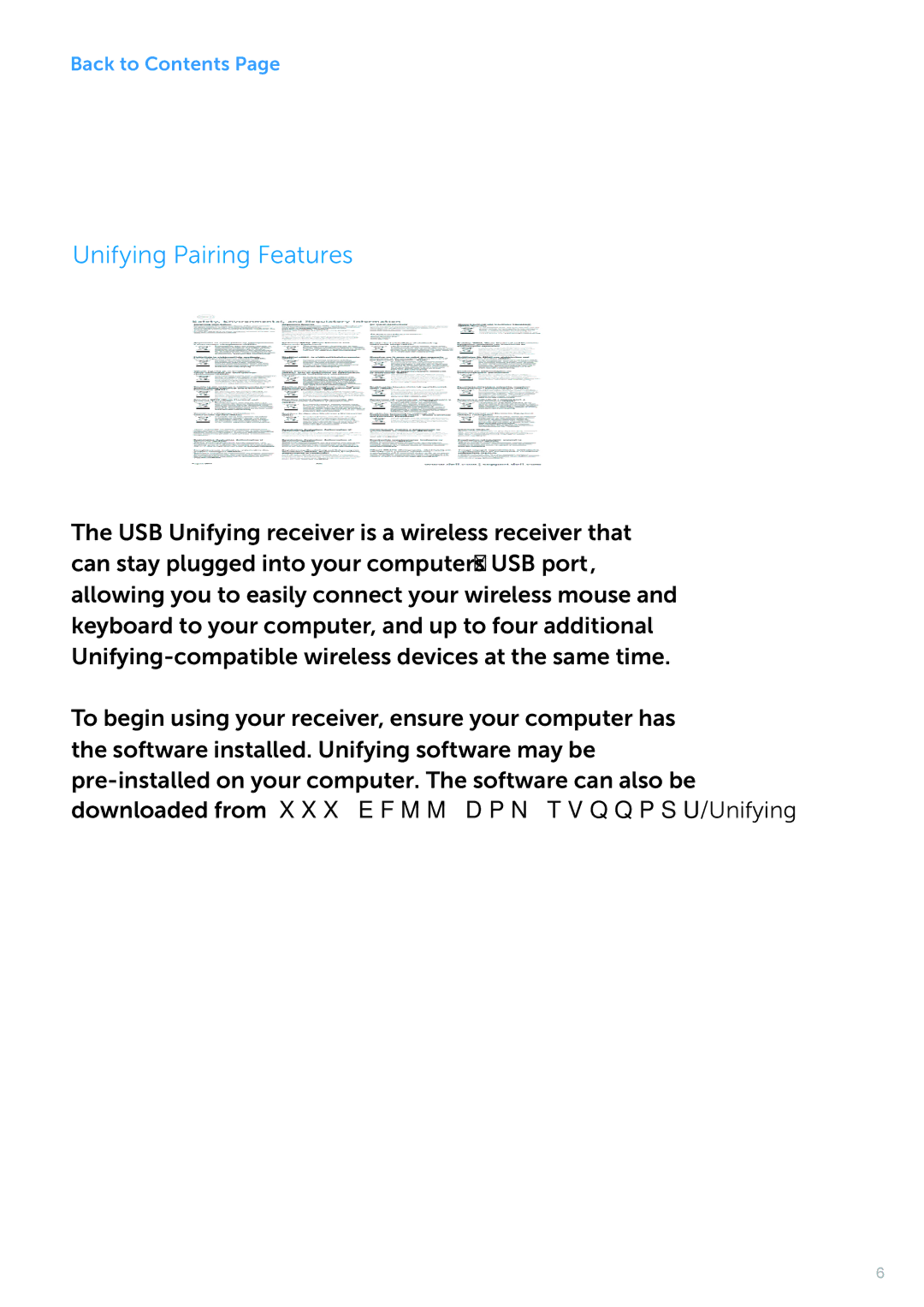 Dell KM714 owner manual Unifying Pairing Features 