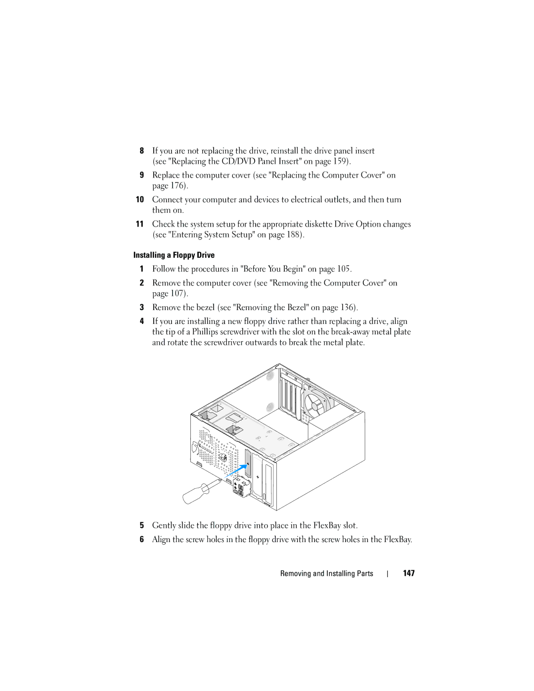 Dell 530d, KP338, 530b, 530c owner manual 147 