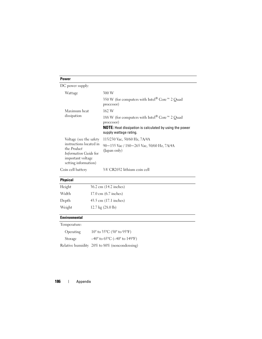 Dell 530c, KP338, 530b, 530d owner manual 186 