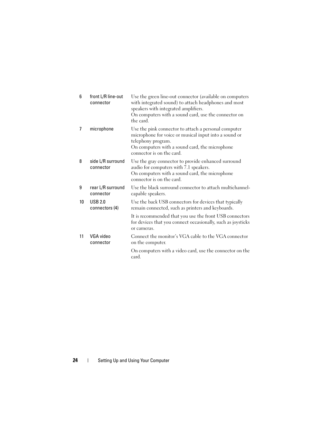 Dell KP338, 530b, 530c, 530d owner manual Speakers with integrated amplifiers 