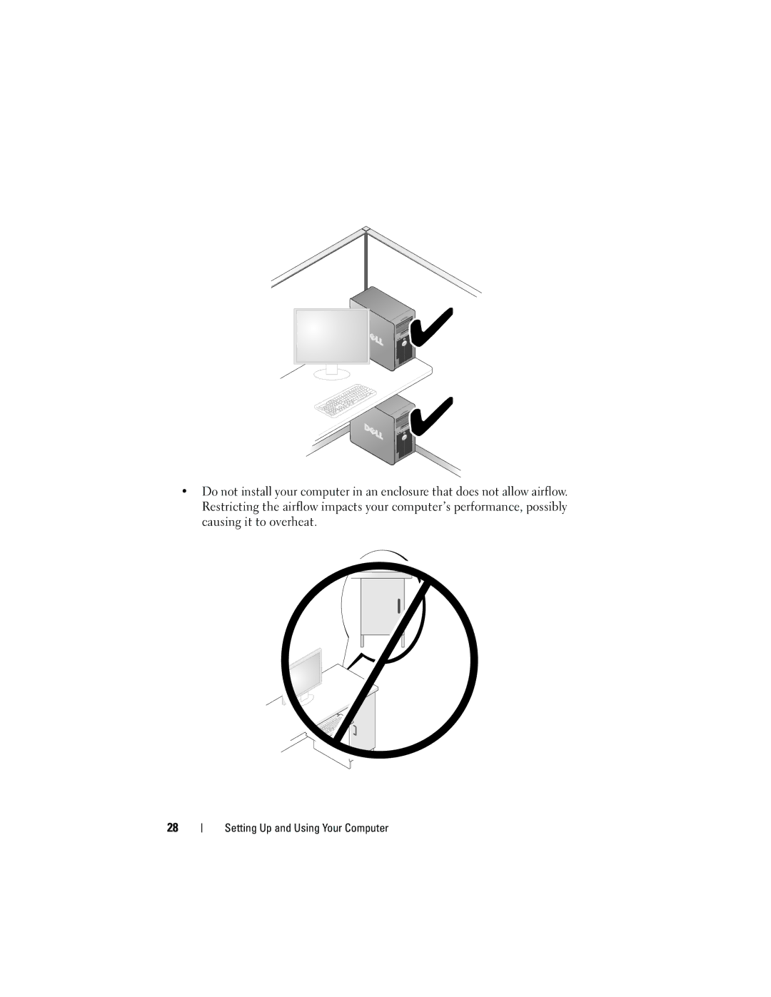 Dell KP338, 530b, 530c, 530d owner manual Setting Up and Using Your Computer 