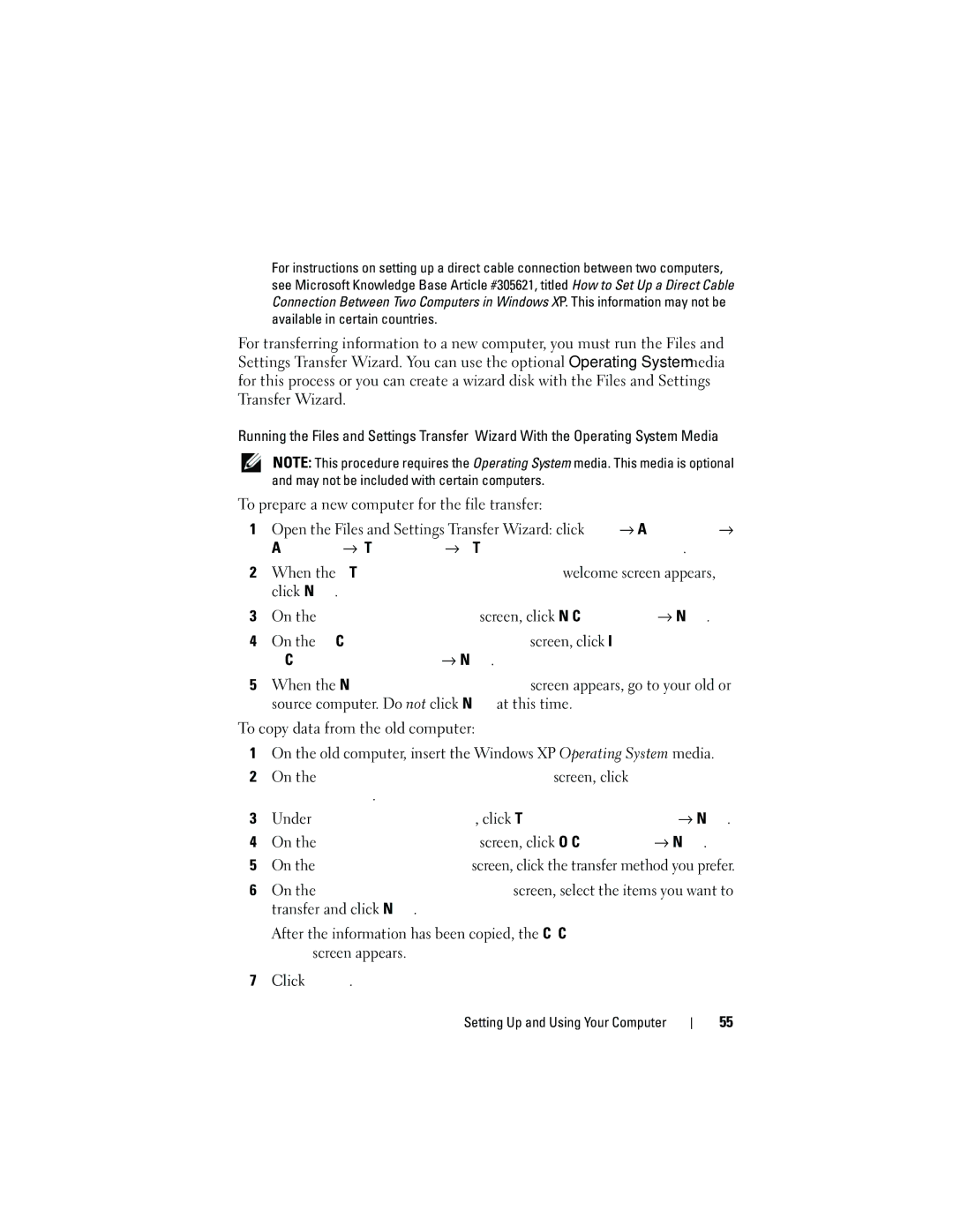 Dell 530d, KP338, 530b, 530c owner manual Setting Up and Using Your Computer 