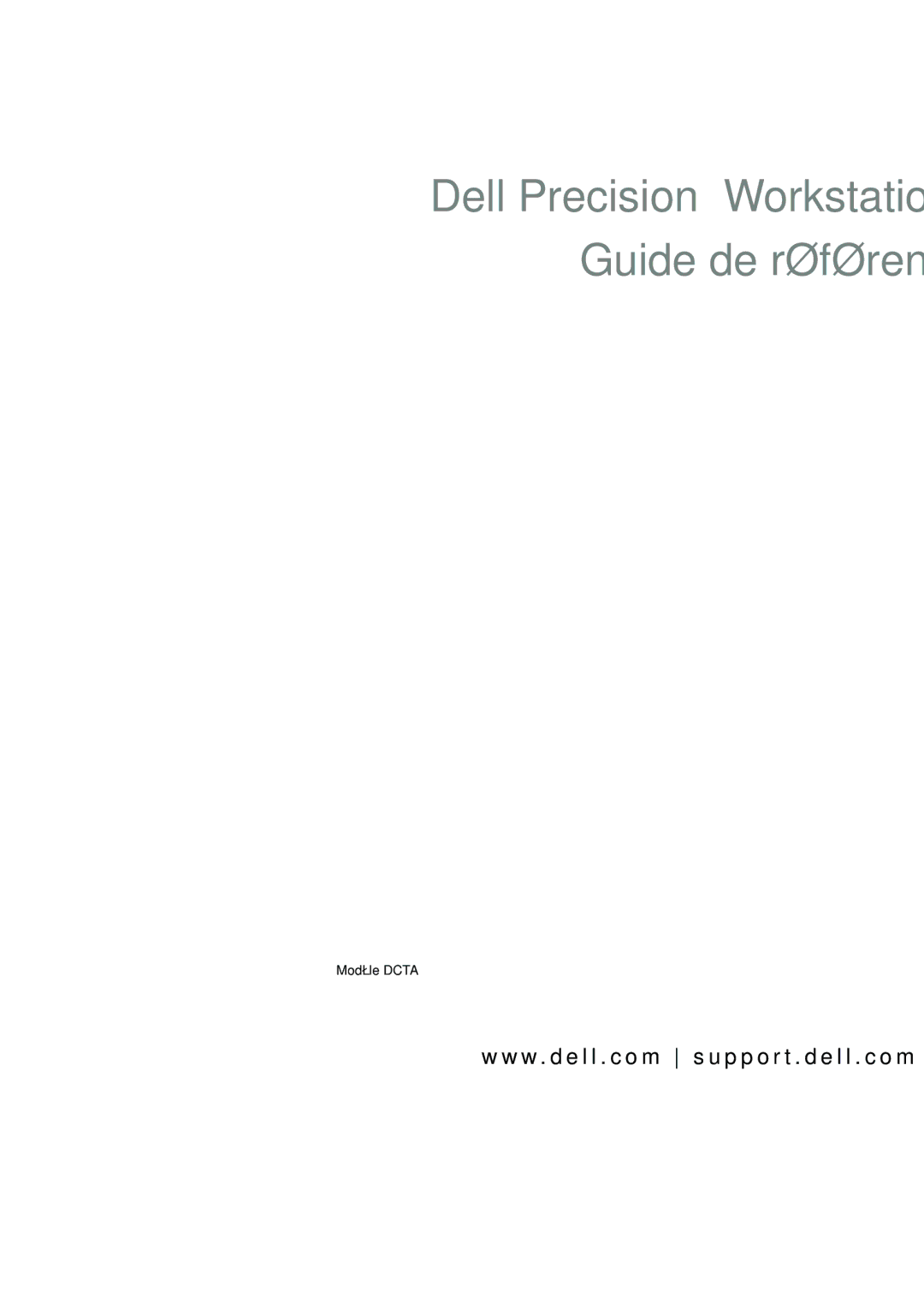 Dell KP542 manual Guide de référence rapide 