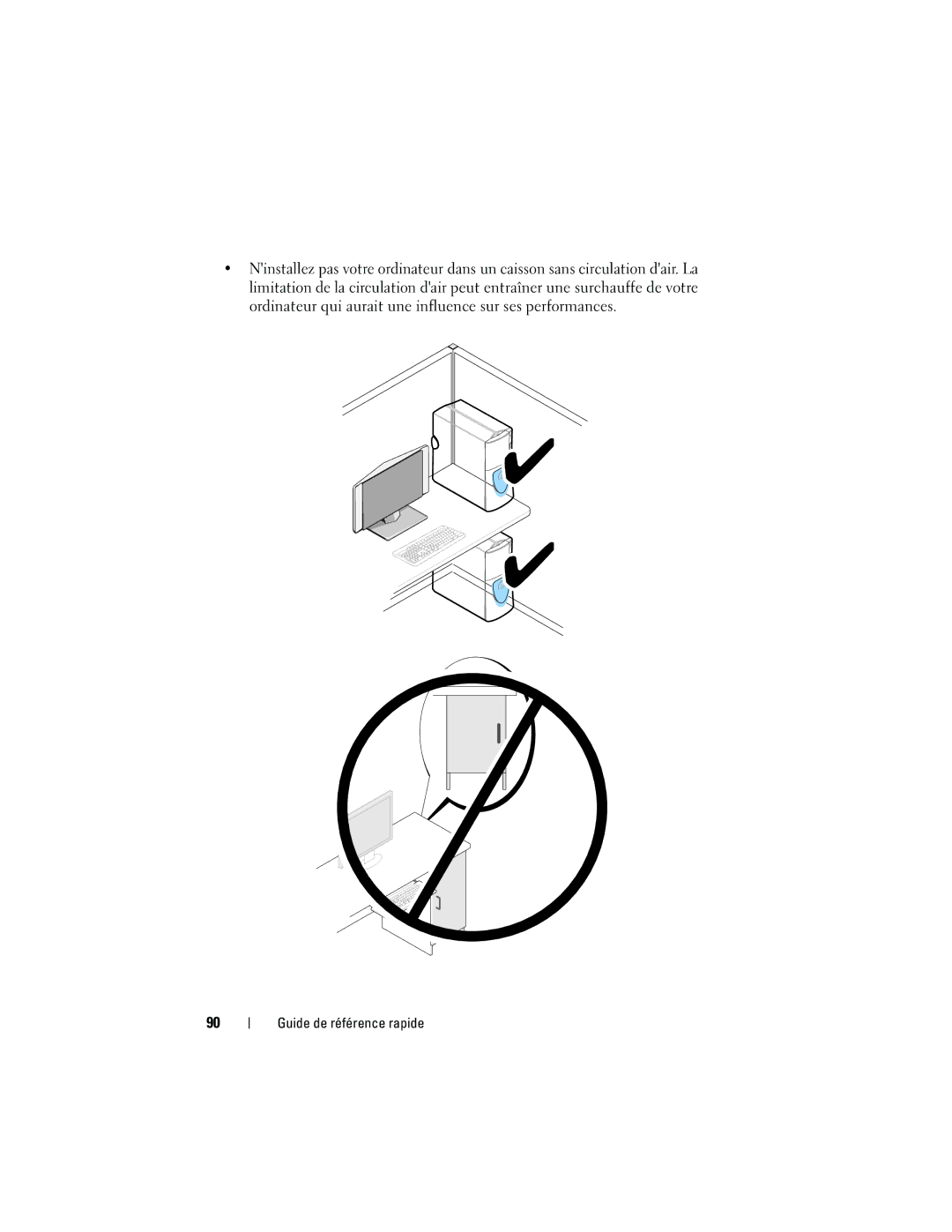 Dell KP542 manual Guide de référence rapide 