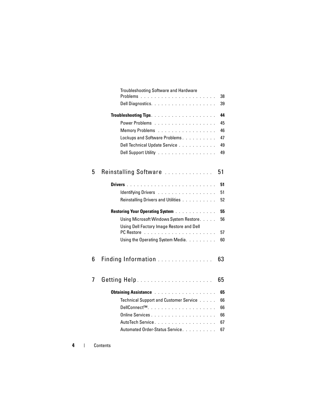 Dell KR019, WMTE01 specifications Troubleshooting Software and Hardware 