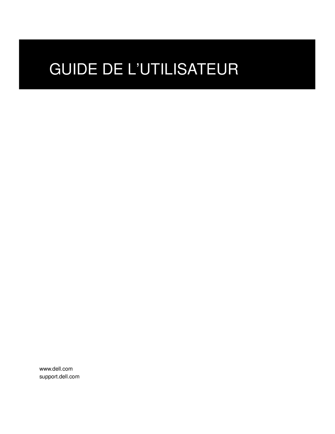 Dell L400 manual Guide DE Lutilisateur 