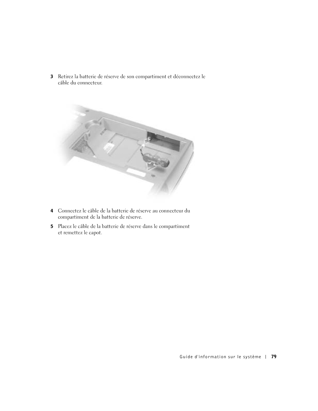 Dell Lattitude D600 manual Guide dinformation sur le système 