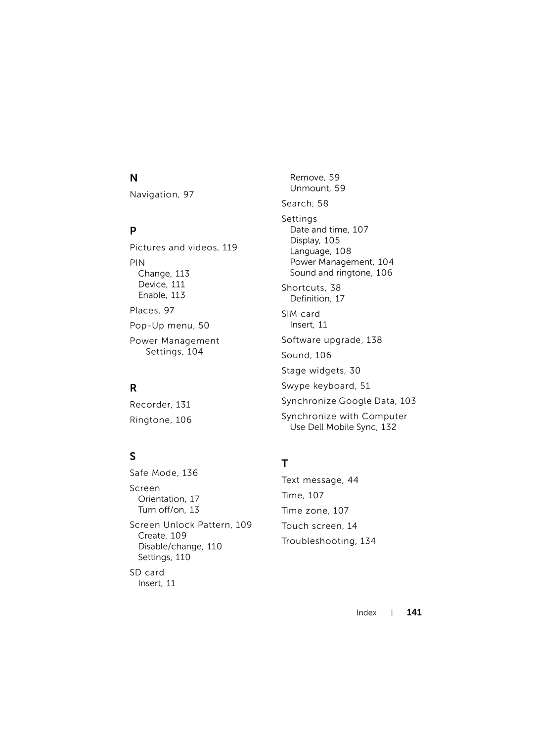 Dell LG7_bk0 user manual Pin 