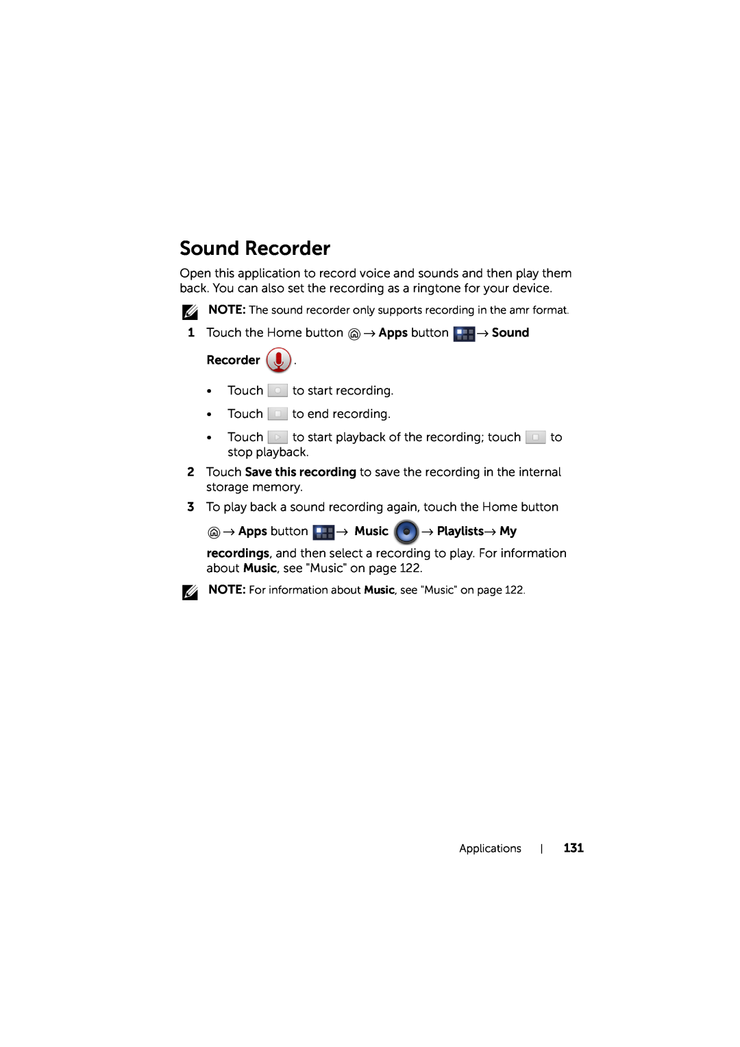 Dell LG7_bk0 user manual Sound Recorder 