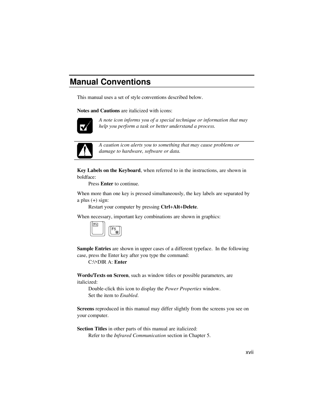 Dell LT System manual Manual Conventions 