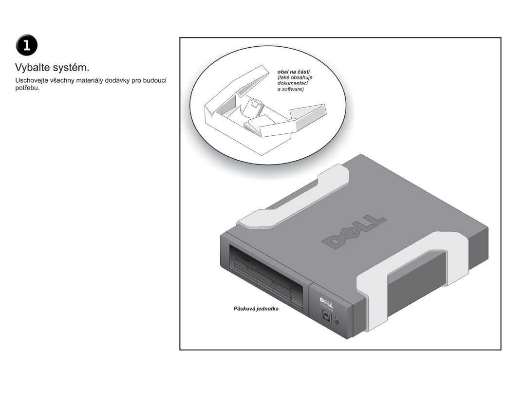 Dell LTO4-EH1 manual Obal na části 