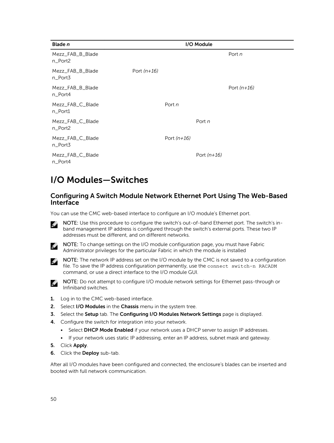 Dell M1000E owner manual Modules-Switches 