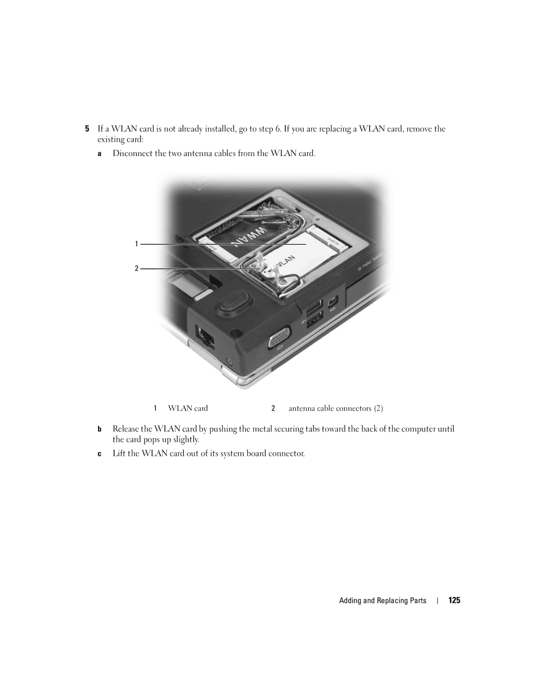 Dell M1210 manual 125 