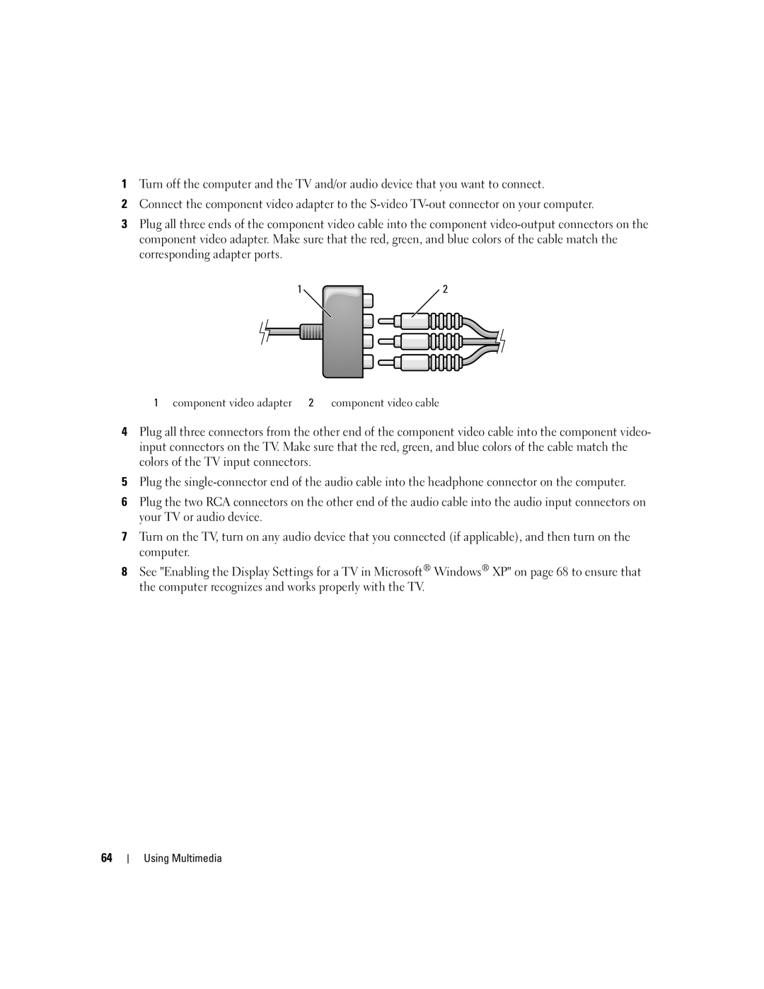 Dell M1210 manual Using Multimedia 