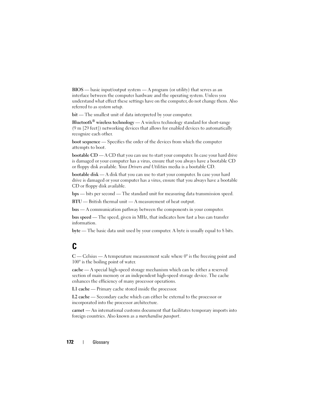 Dell M1330 owner manual 172 