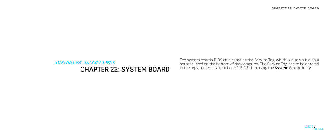 Dell M15x service manual System Board 