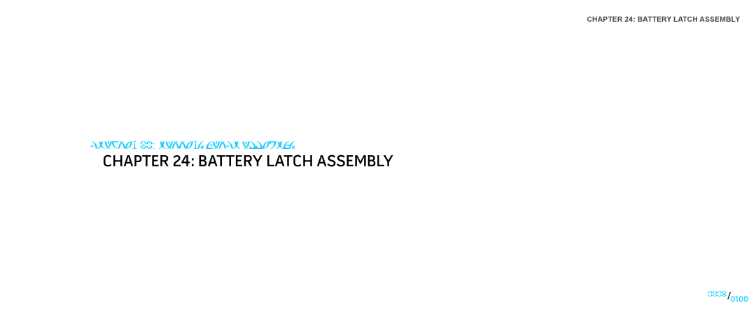 Dell M15x service manual Battery Latch Assembly 