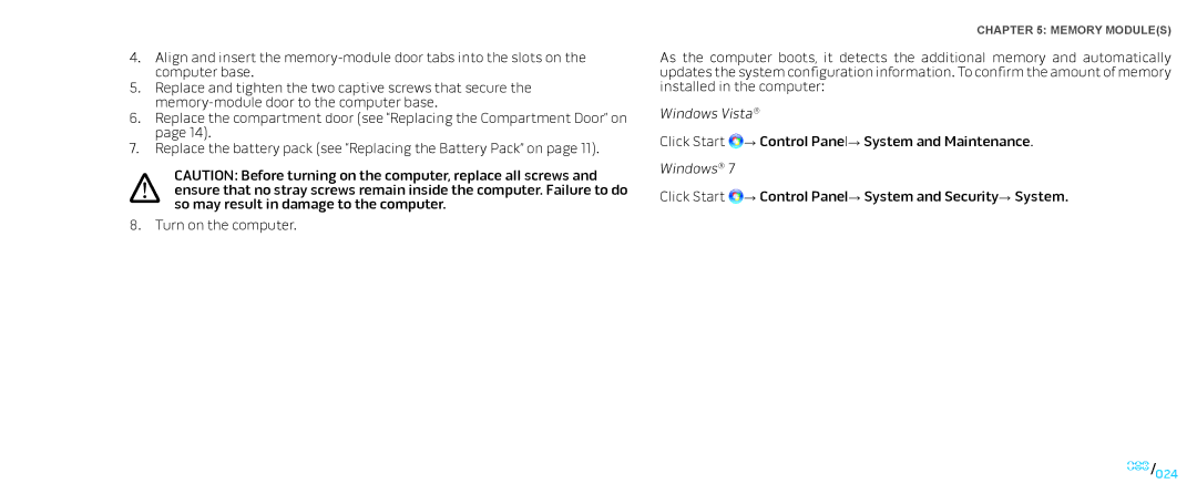 Dell M15x service manual 024 /024 