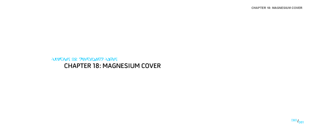 Dell M15x service manual Magnesium Cover 