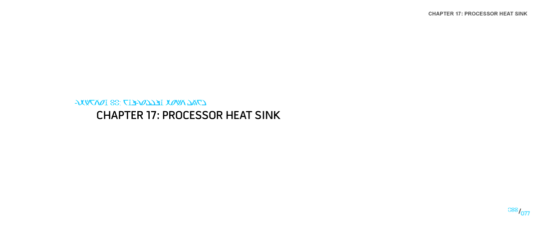 Dell M17X service manual Processor Heat Sink 