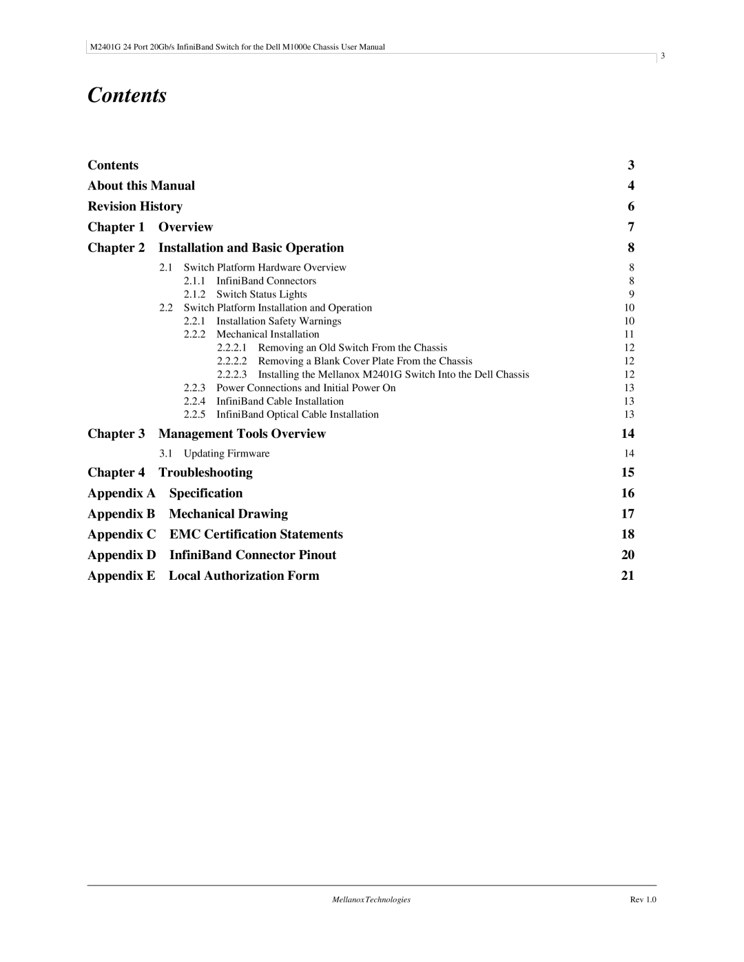 Dell M2401G user manual Contents 