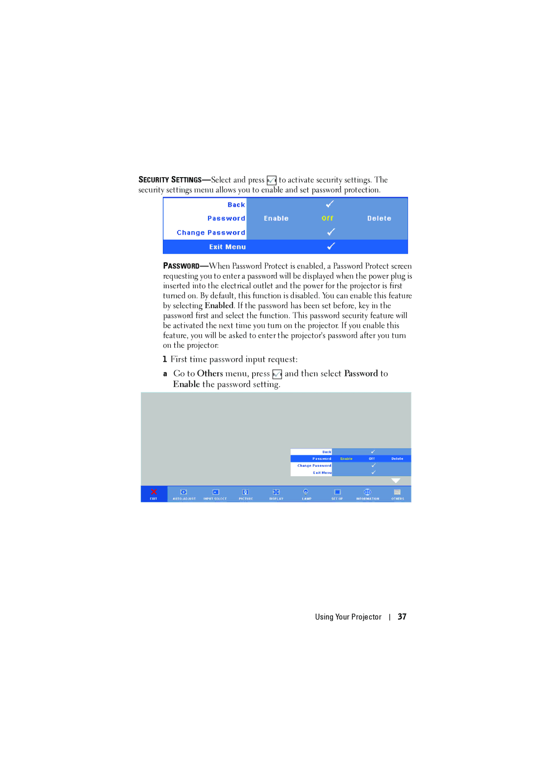 Dell M410HD manual Using Your Projector 