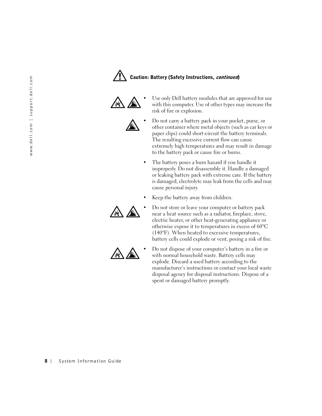 Dell M50 manual System Information Guide 