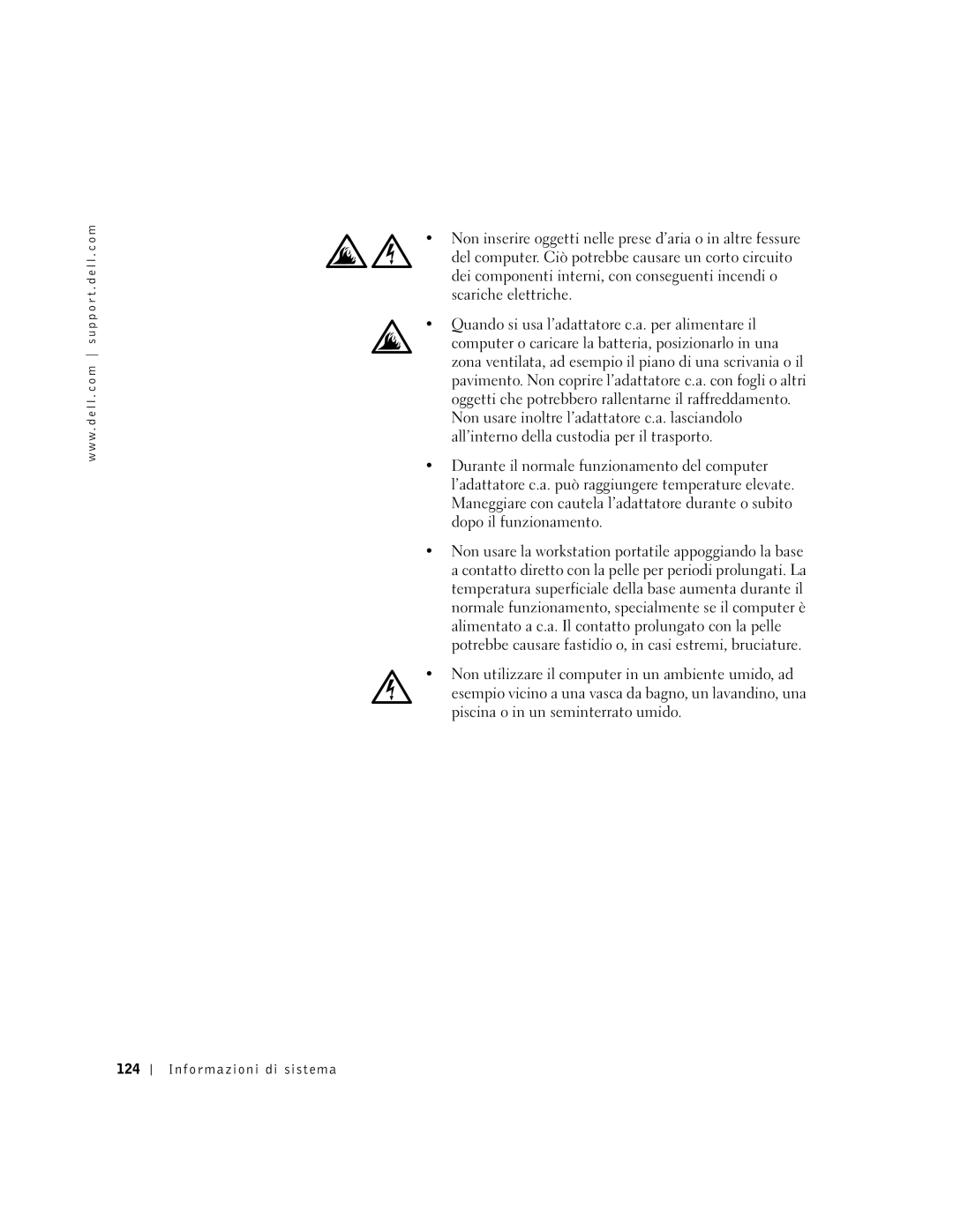 Dell M50 manual Informazioni di sistema 