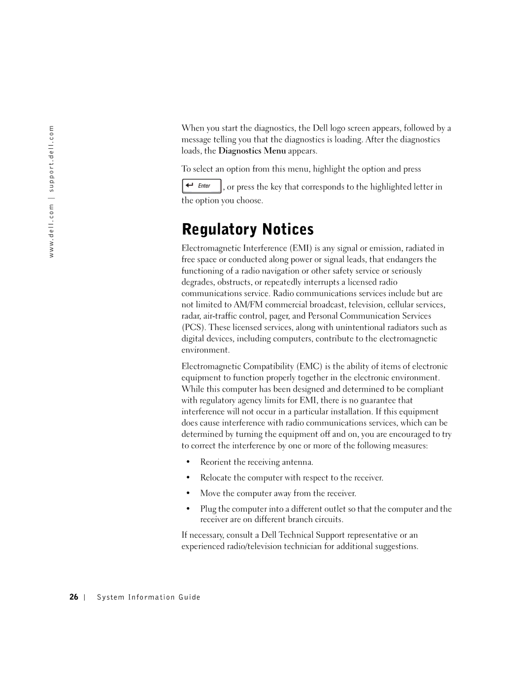 Dell M50 manual Regulatory Notices 