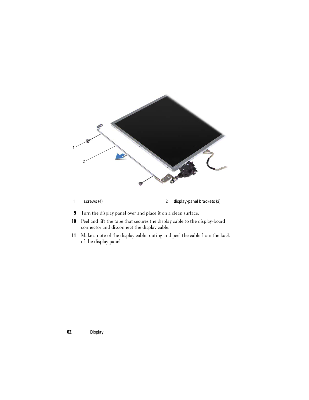 Dell M5040 owner manual Display-panel brackets 